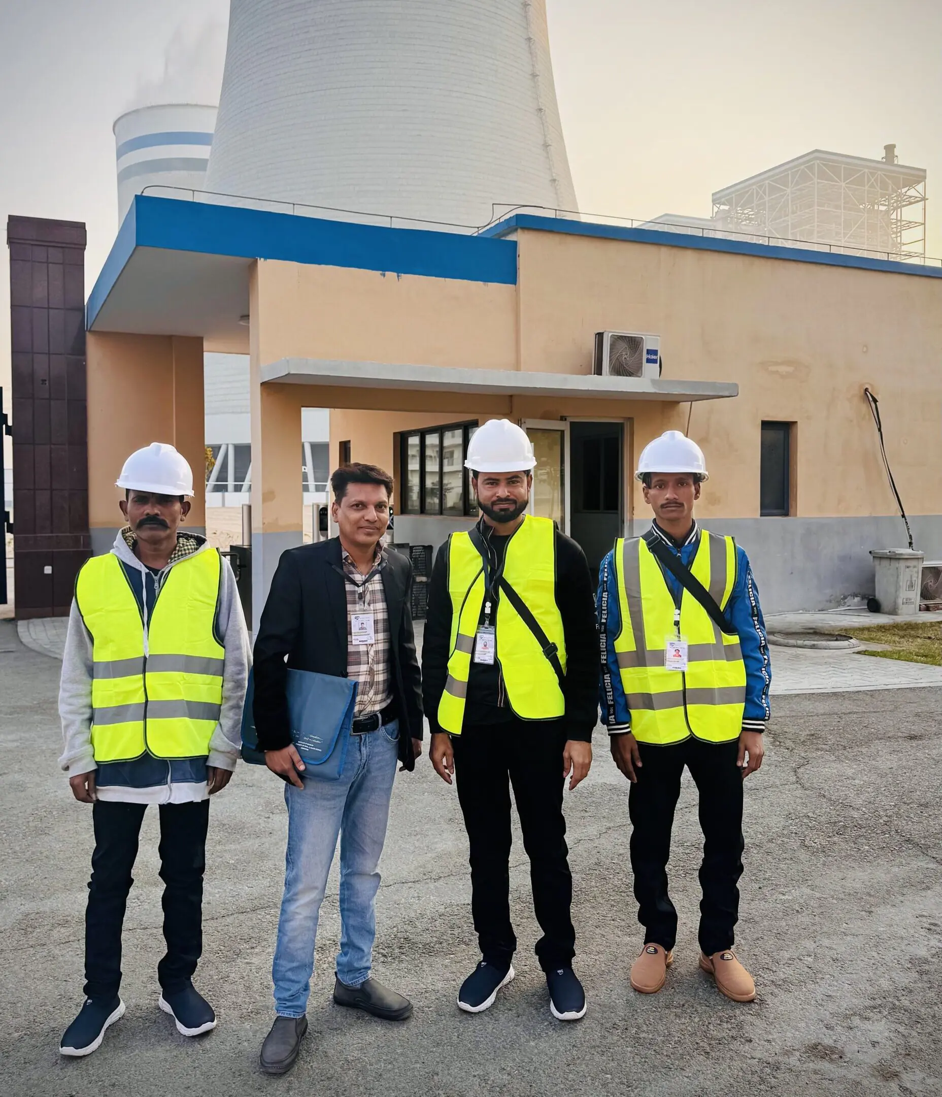 Sanitrol Enterprises team at a project site